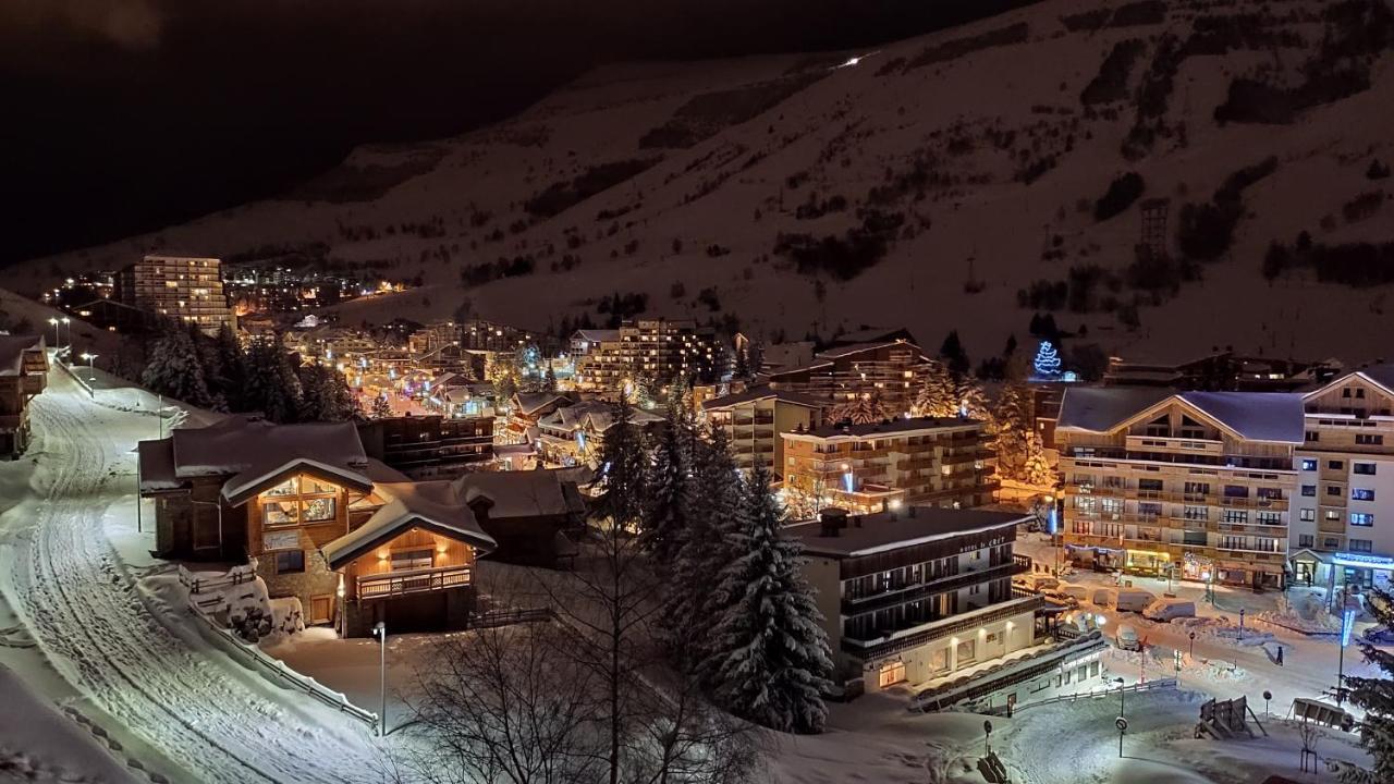 T2 Meuble Tourisme 3 Etoiles, Pied Des Pistes-Parking Prive Avec Balcon Et Superbe Vue Apartamento Les Deux Alpes Exterior foto